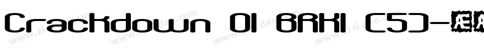 Crackdown O1 BRK1 (5)字体转换